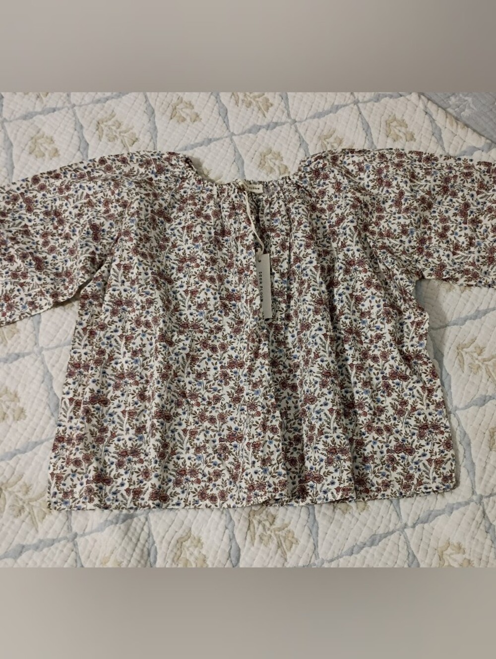 Soor Ploom Mi Casa Top Daisy Print 4Y NWT